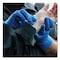 Gloveworks By Ammex Disposable Gloves, 13 mil Palm, Latex, Powder-Free, L, 500 PK, Blue GPLHD86100 - alternate 7